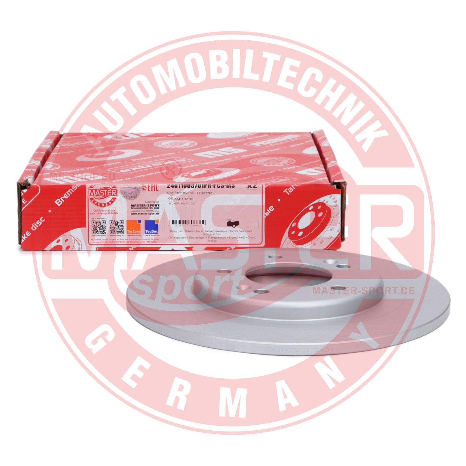 Disc frana MASTERSPORT GERMANY 24011003701PR-PCS-MS